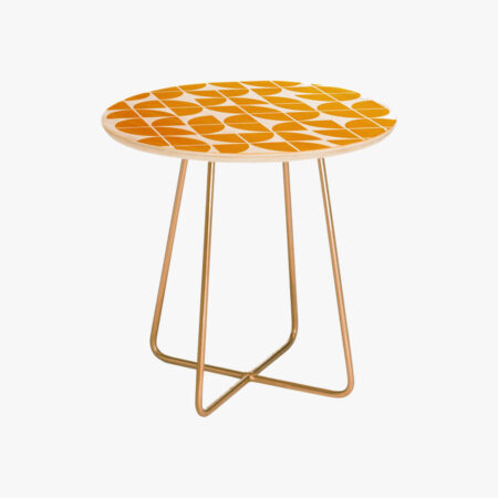 Round side table